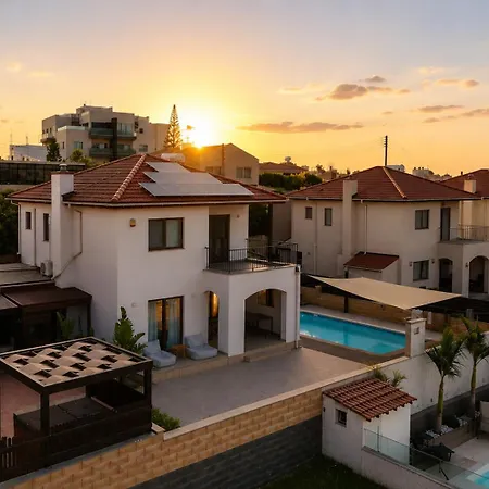 Villa Kourion Family With Pool And Panoramic Sunset View Erimi