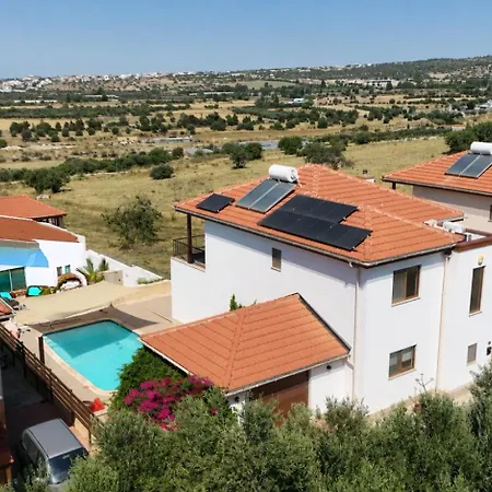 Kourion Family With Pool And Panoramic Sunset View Erimi