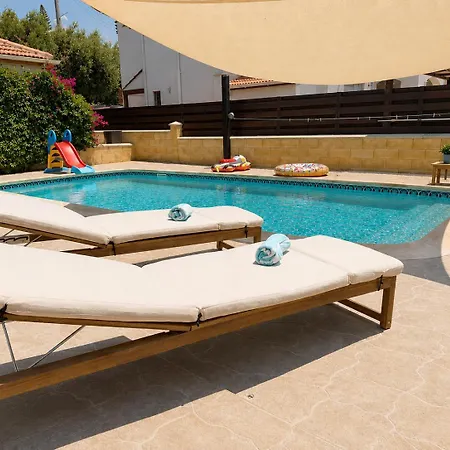 Kourion Family With Pool And Panoramic Sunset View Erimi